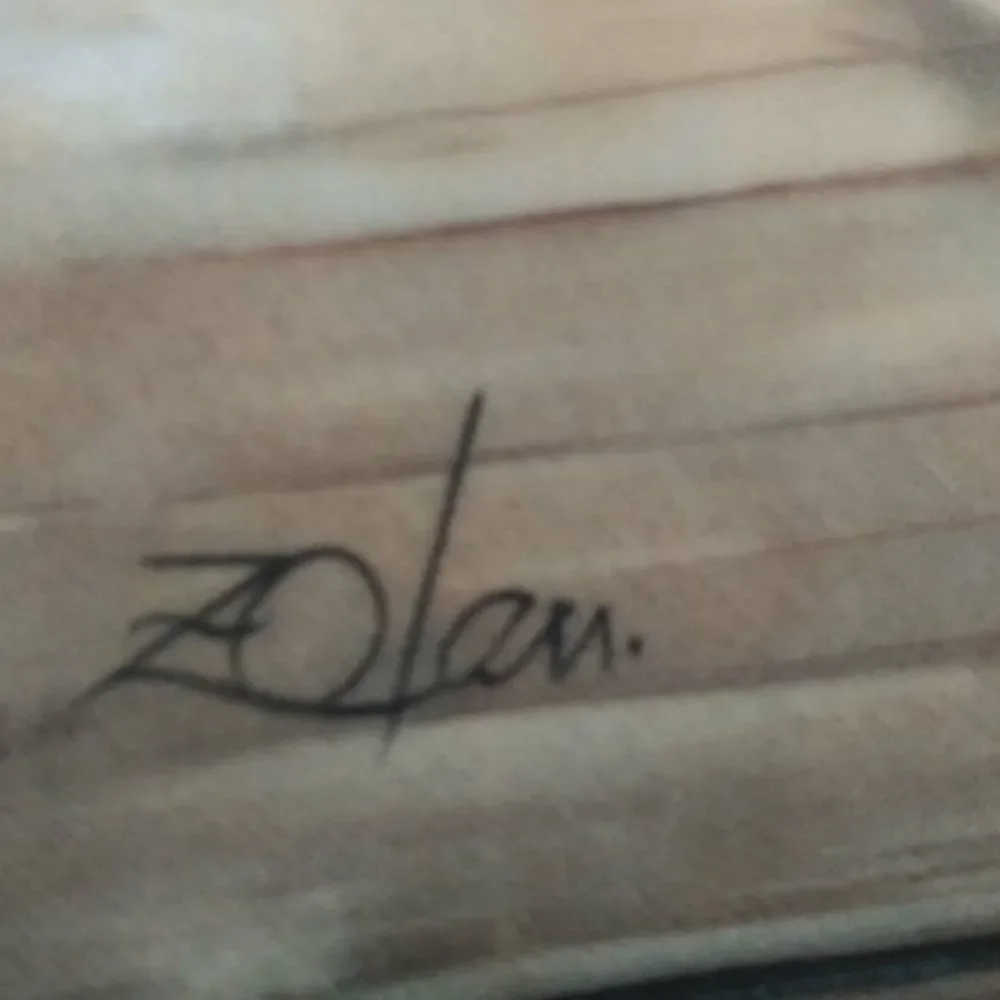 Donald Zolan. 1989 vintage plate